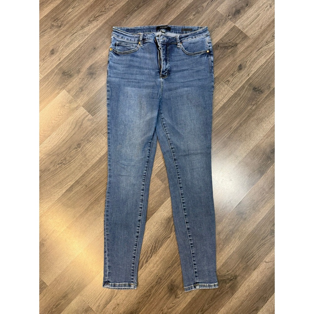 Judy Blue High Rise Skinny Jeans Medium Wash Denim JB88392 Size 15/32